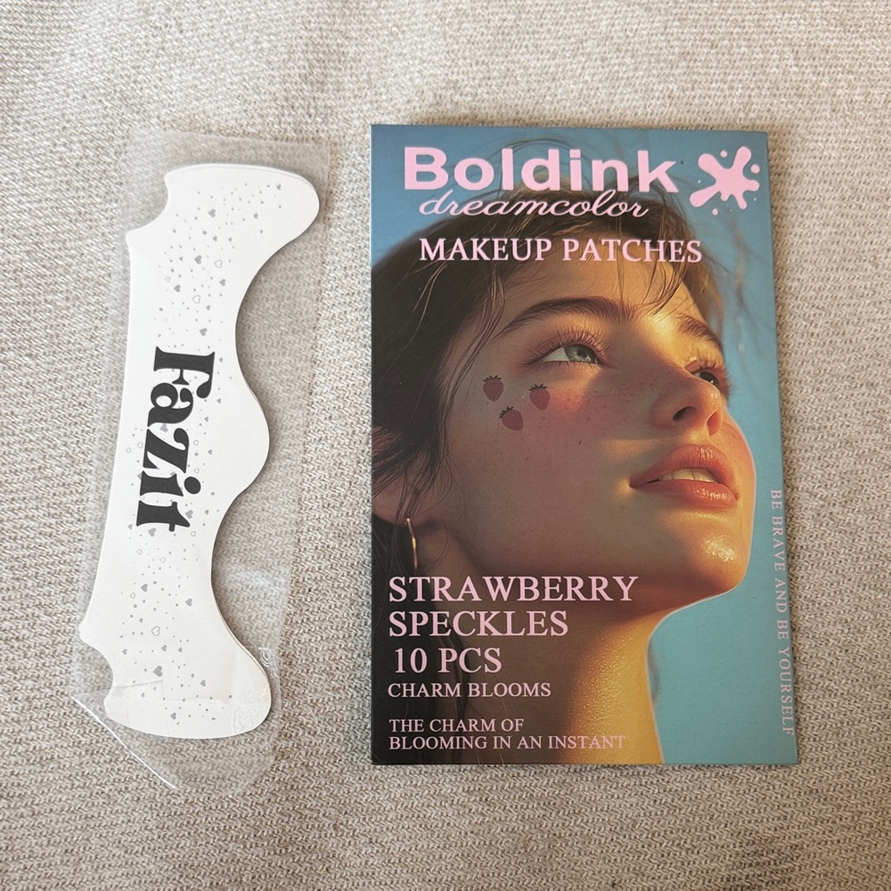 Glitter Freckles & Strawberry Makeup Patches